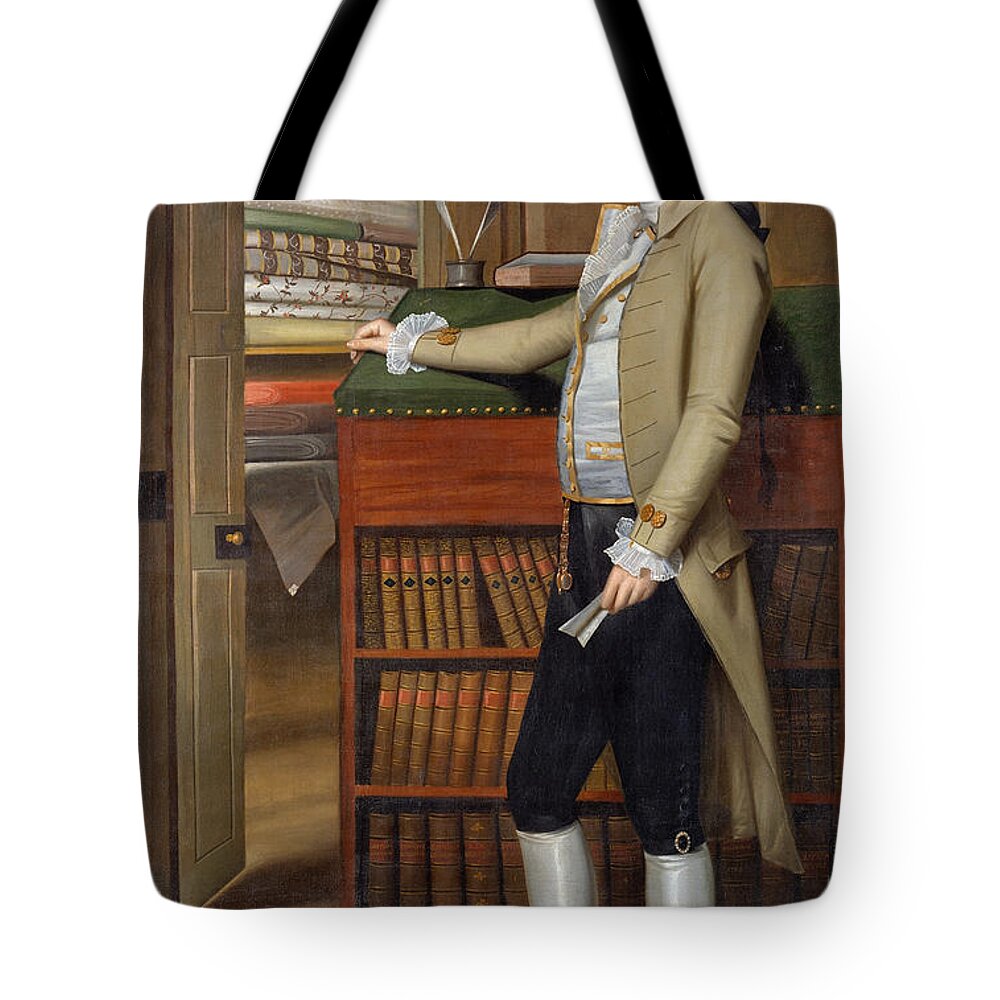 Ralph Earl Tote Bag featuring the painting Elijah Boardman #1 by Ralph Earl