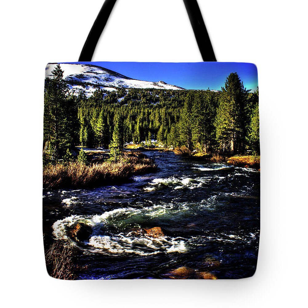 California Tote Bag featuring the photograph Rapids Along the Tioga Pass Road by Roger Passman
