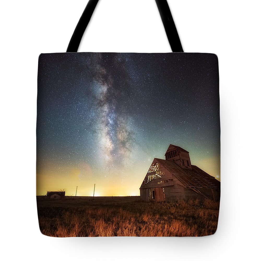 Rattlesnake Silo Barn Tote Bag featuring the photograph Rattlesnake Silo Barn by Russell Pugh