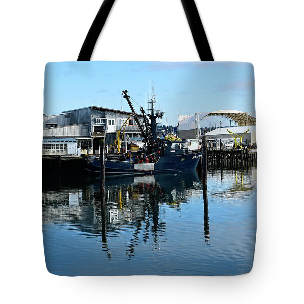 Fishing Boats Tote Bag featuring the photograph Ready for Launch by Tom Cochran