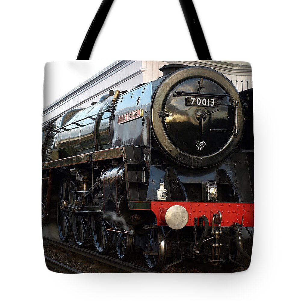 Trains Tote Bag featuring the photograph Ready To Go by Richard Denyer