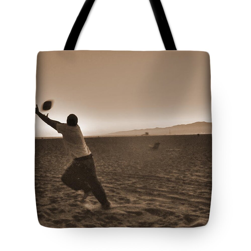 Football Tote Bag featuring the photograph Reception by Richard Omura