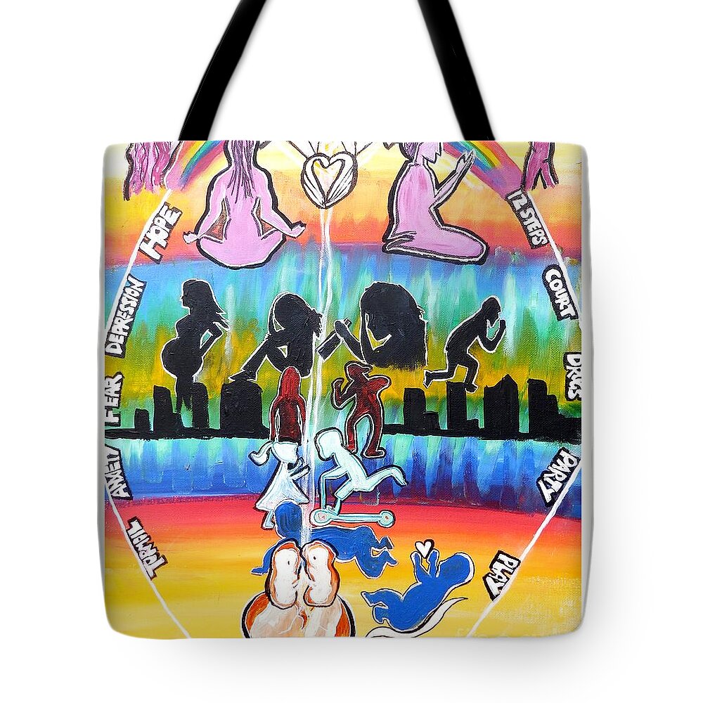 Recovery Canvas Print Tote Bag featuring the painting Recovery by Jayne Kerr