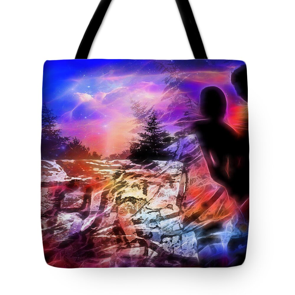 People Tote Bag featuring the photograph Recurring Dream by Pennie McCracken