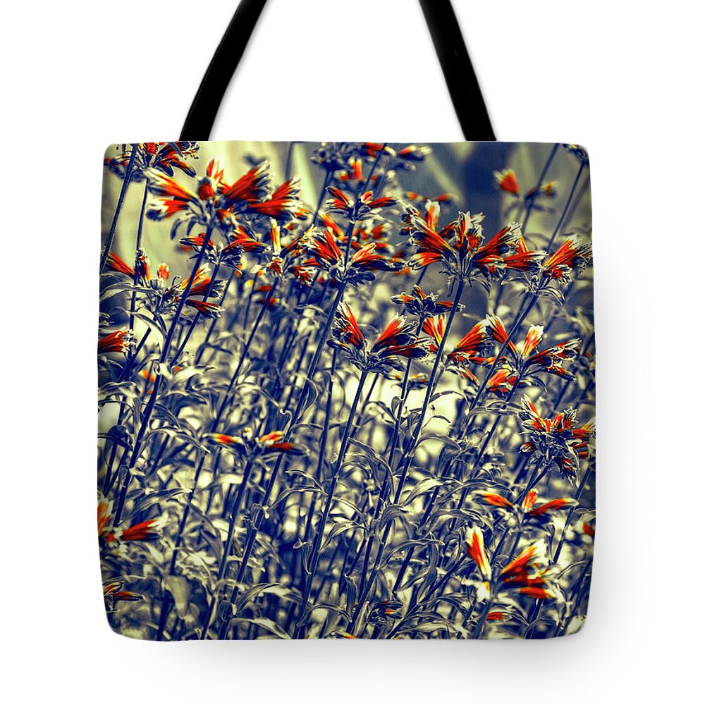 Red Army Tote Bag featuring the photograph Red Army by Wayne Sherriff