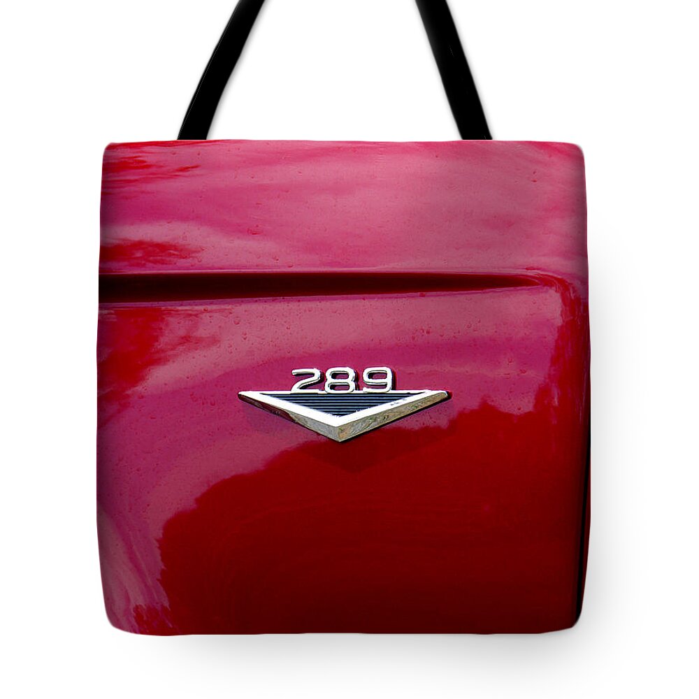 Richard Reeve Tote Bag featuring the photograph Red Bronco 289 by Richard Reeve