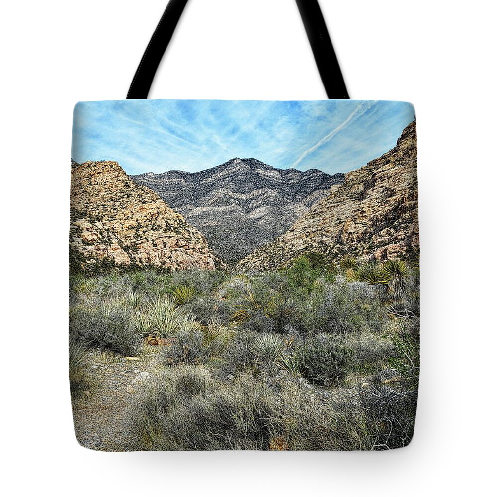 Red Rocks Tote Bag featuring the photograph Red Rock Canyon - Nevada by Glenn McCarthy Art and Photography
