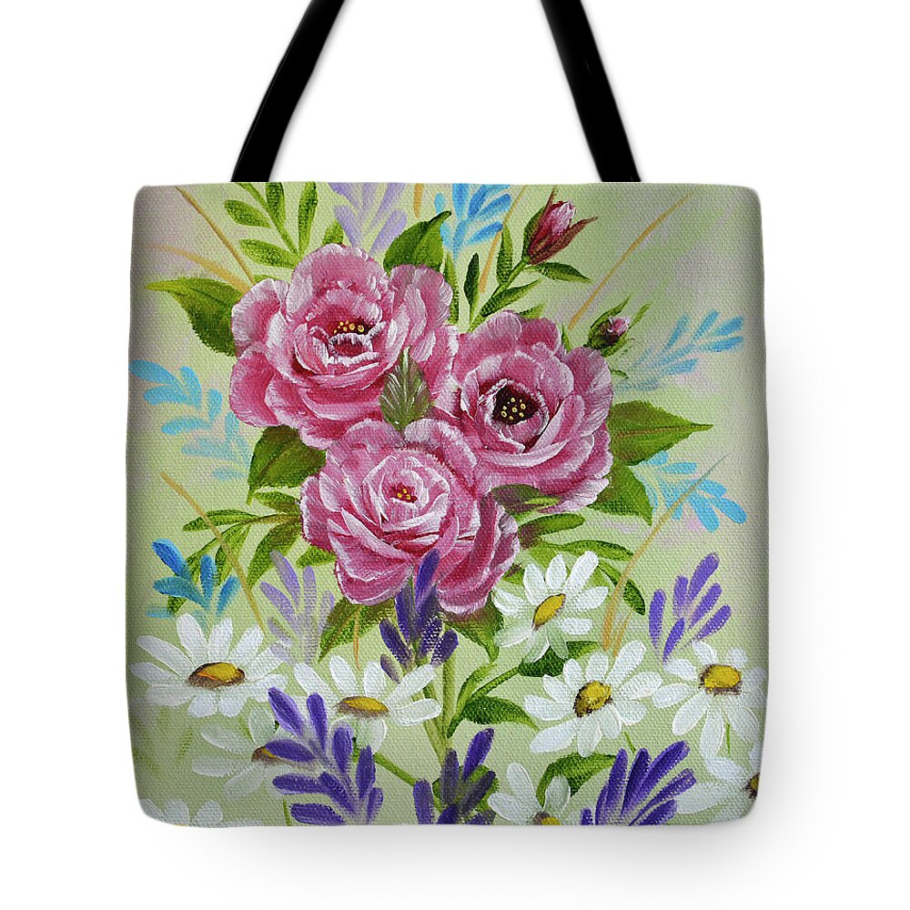 Roses Tote Bag featuring the painting Red Roses Alla Prima by Jimmie Bartlett