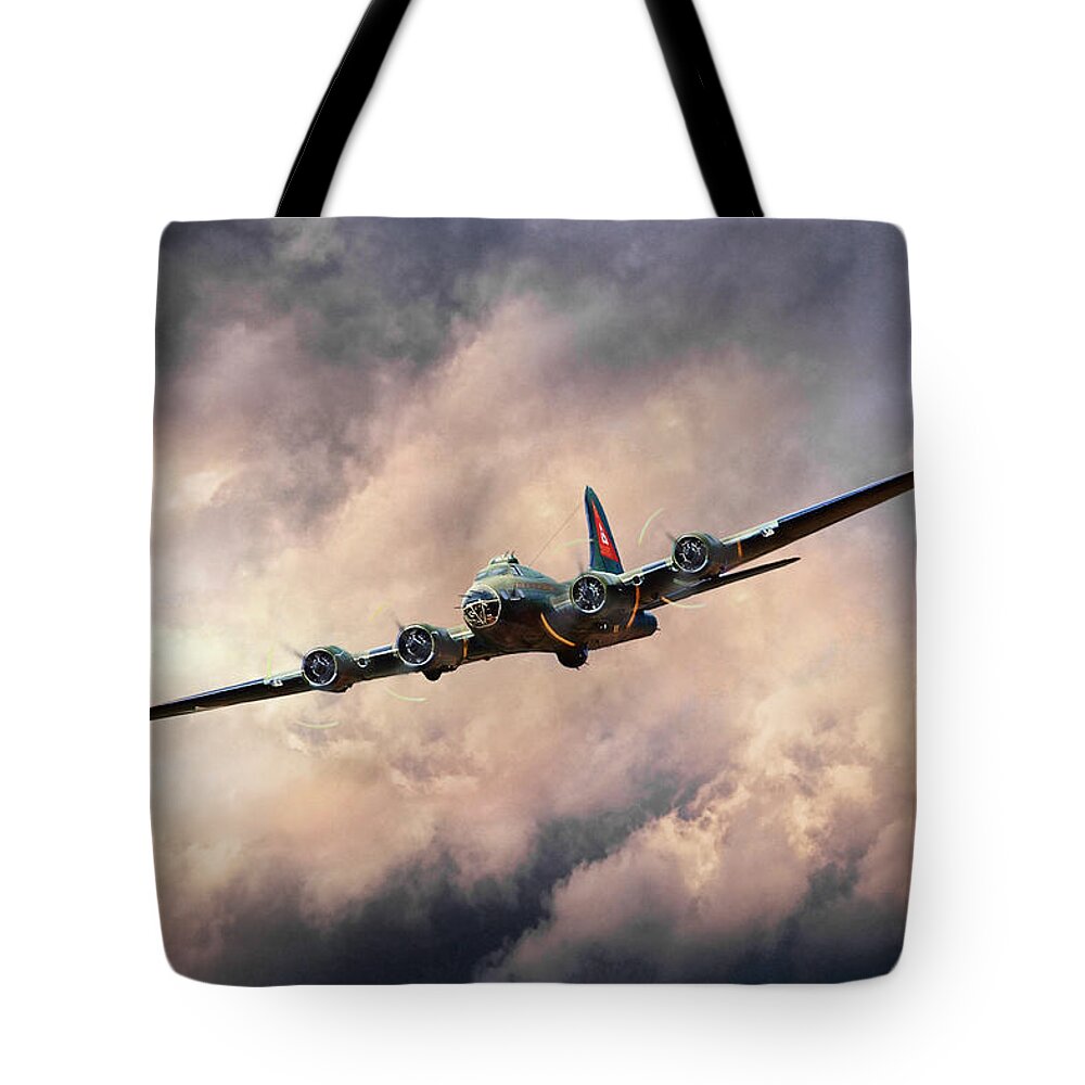 Aviation Tote Bag featuring the digital art Red's Baby by Peter Chilelli