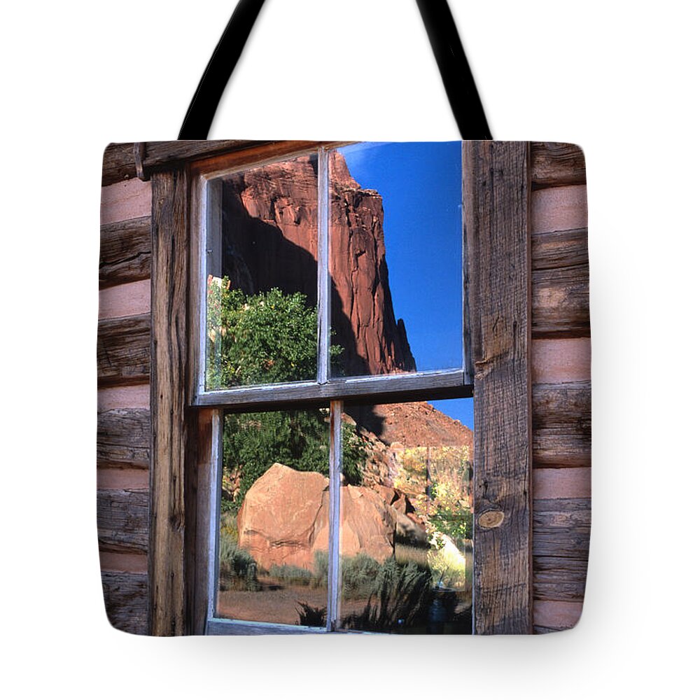 Southwest Tote Bag featuring the photograph Reflection of Beauty by Sandra Bronstein