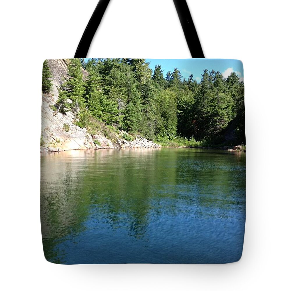 Cover-portage Tote Bag featuring the photograph Reflections by Lisa Koyle