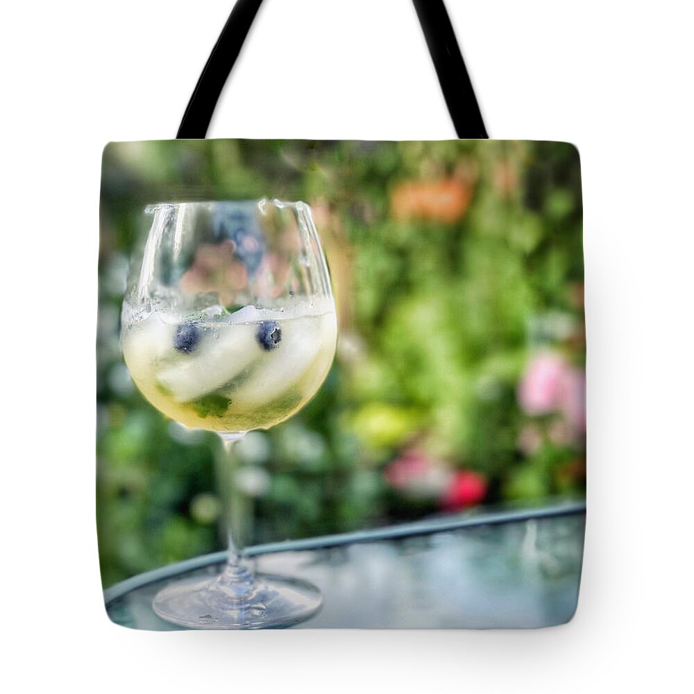 Refreshed Tote Bag featuring the photograph Refreshments Served by Jill Love