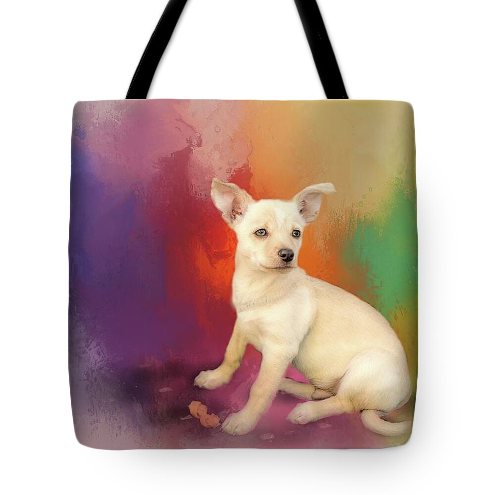 Dog Tote Bag featuring the photograph Reilly by Ches Black