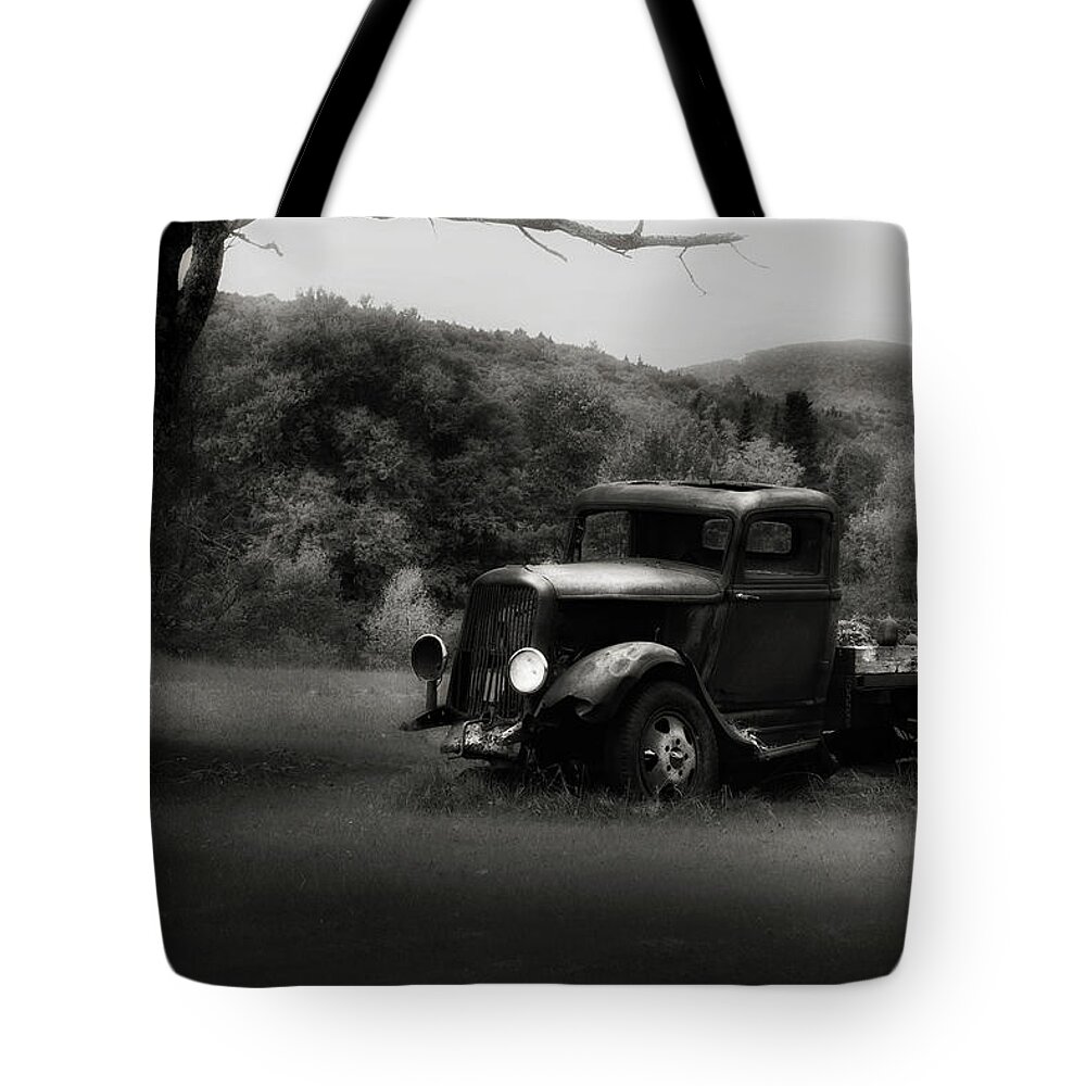 Truck Tote Bag featuring the photograph Relic Truck by Bill Wakeley