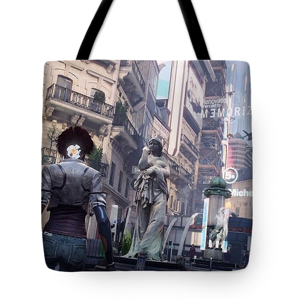 Remember Me Tote Bag featuring the digital art Remember Me by Super Lovely