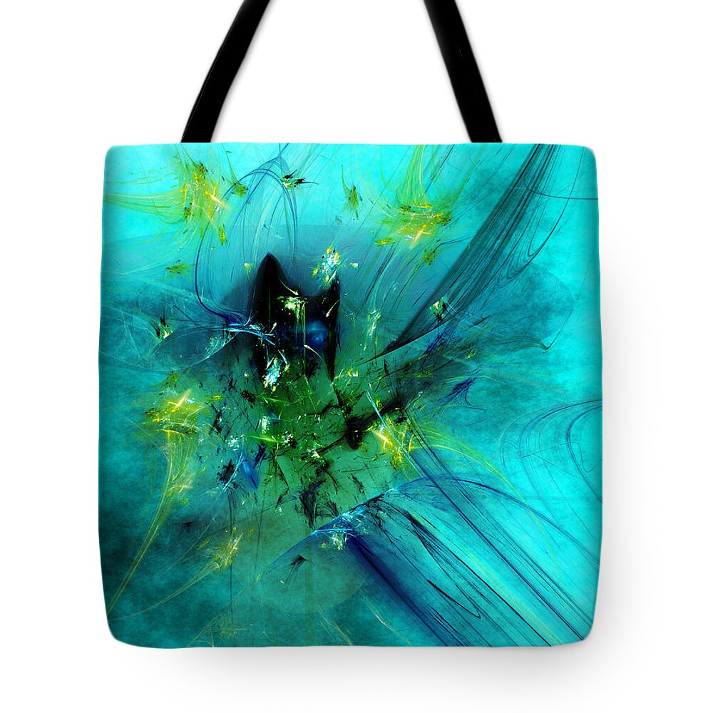 Art Tote Bag featuring the digital art Remember Two Things by Jeff Iverson