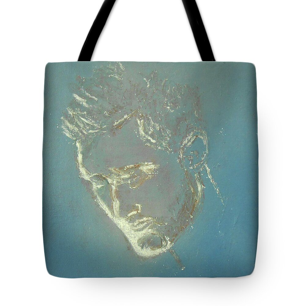 Figurative Tote Bag featuring the painting Remembering You by Jane See