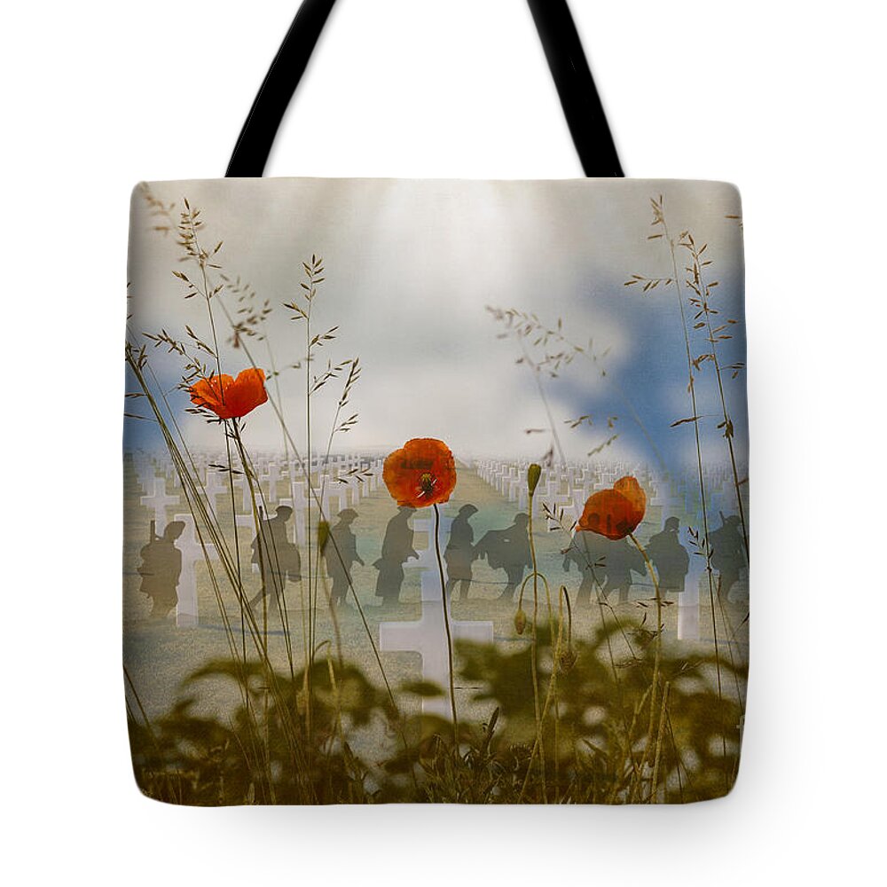 Photographic Art Tote Bag featuring the digital art Remembrance by Chris Armytage