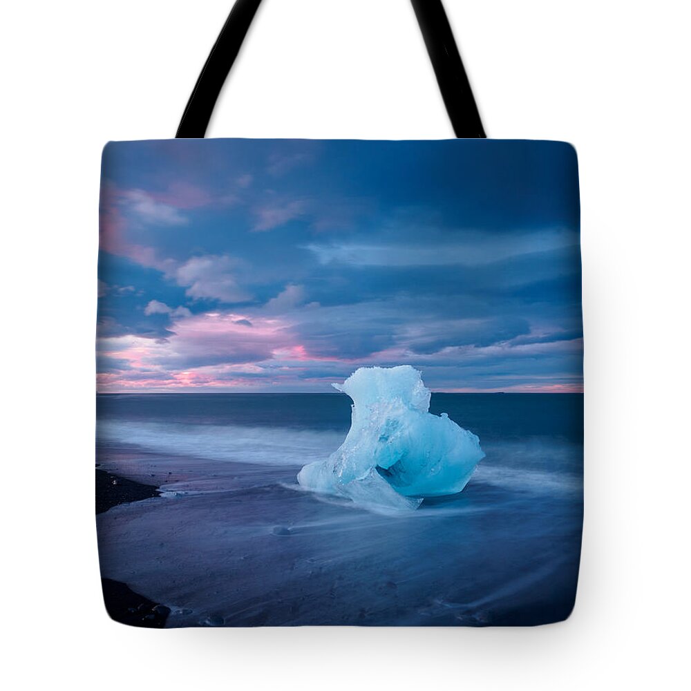 Iceland Tote Bag featuring the photograph Remnant of Time by Emily Dickey
