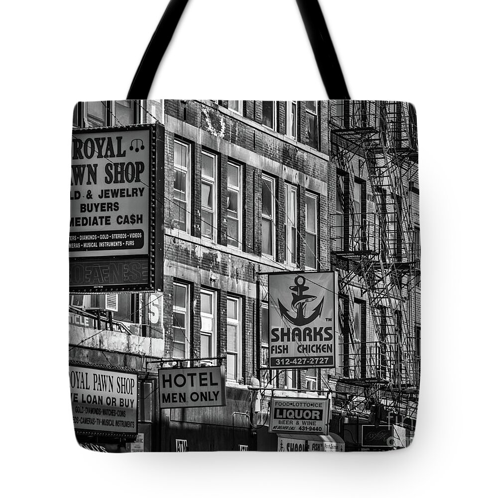 Chicago Tote Bag featuring the photograph Remnants of the past by Izet Kapetanovic
