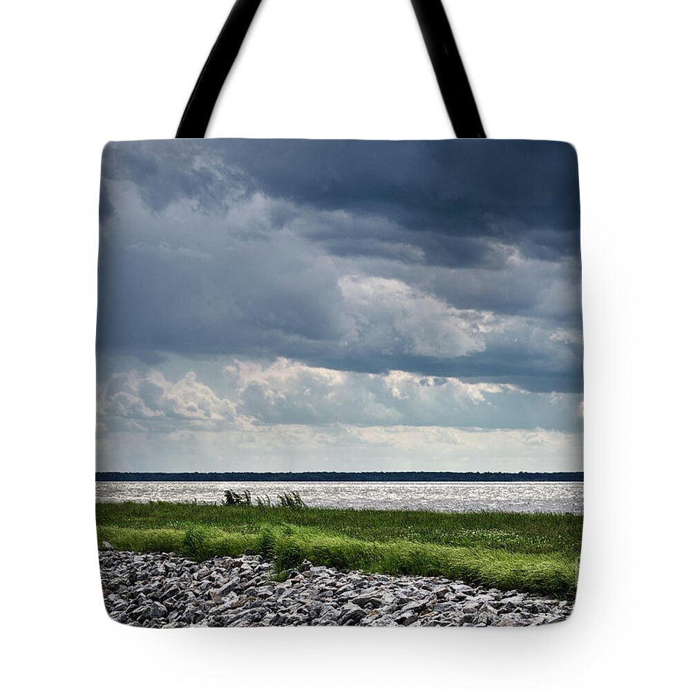Rend Lake Tote Bag featuring the photograph Rend Lake by Andrea Silies