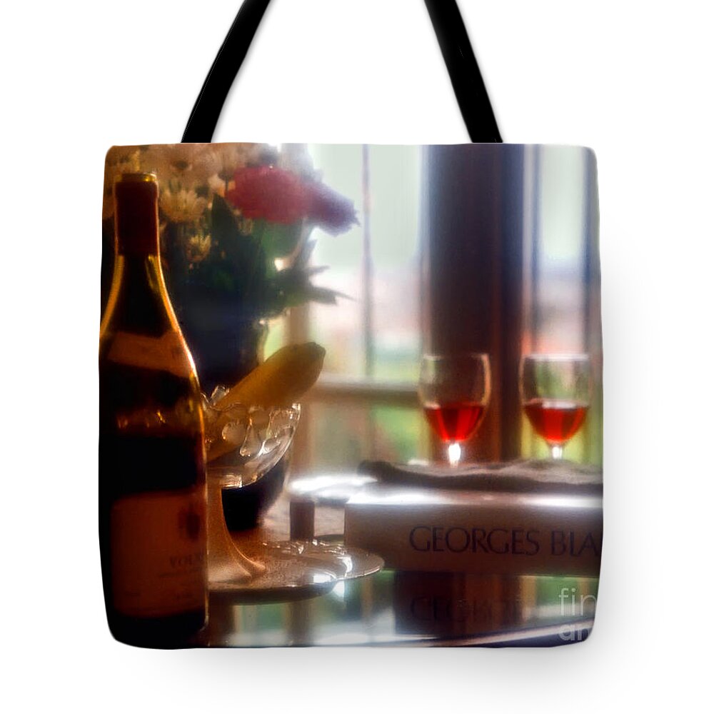 George Blanc Tote Bag featuring the photograph Rendezvous by Madeline Ellis