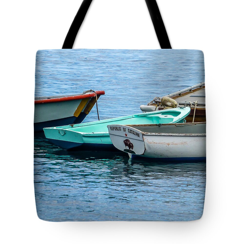 Catalina Tote Bag featuring the photograph Republic of Catalina by Pamela Newcomb