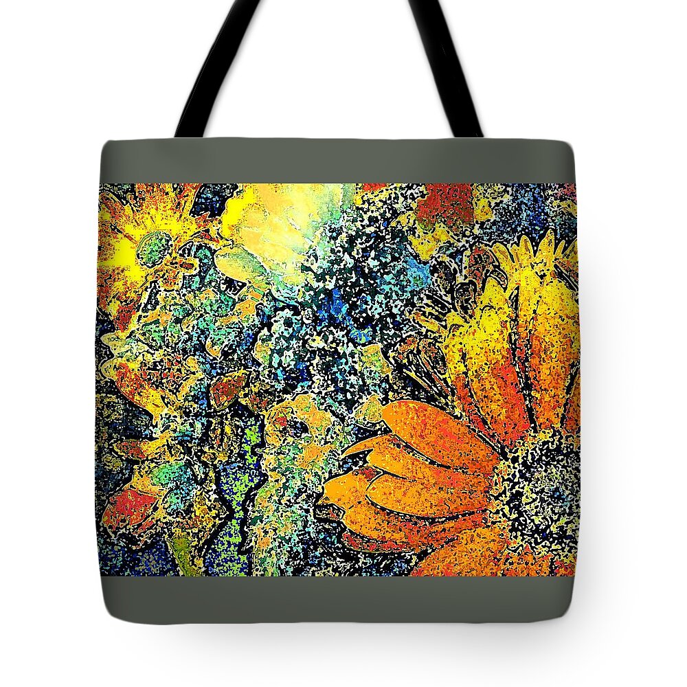 Flower Tote Bag featuring the photograph Resilience And Beyond by Andy Rhodes