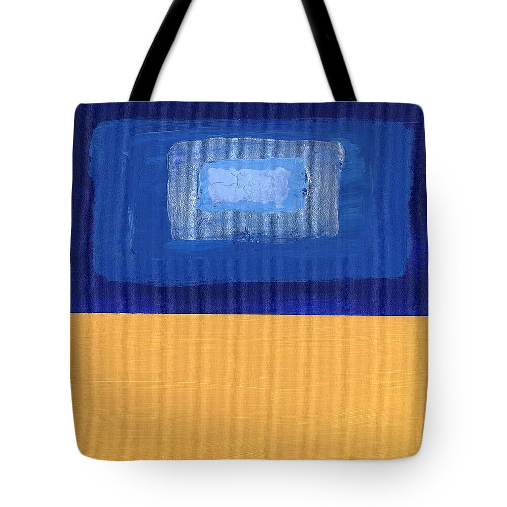 Rectangles Tote Bag featuring the painting Resisting the Desire by Phil Strang