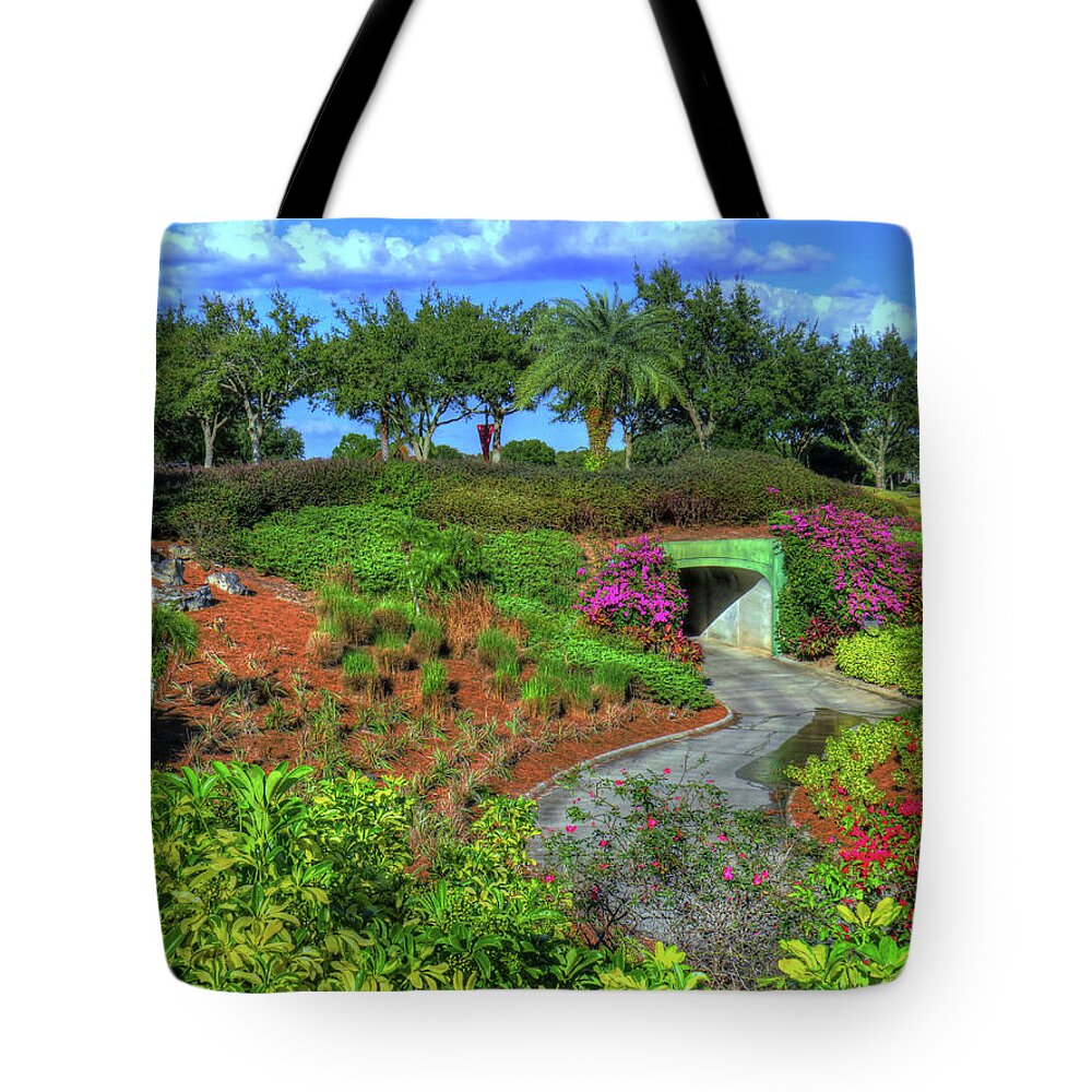 Usa Tote Bag featuring the photograph Reunion resort by Tom Prendergast