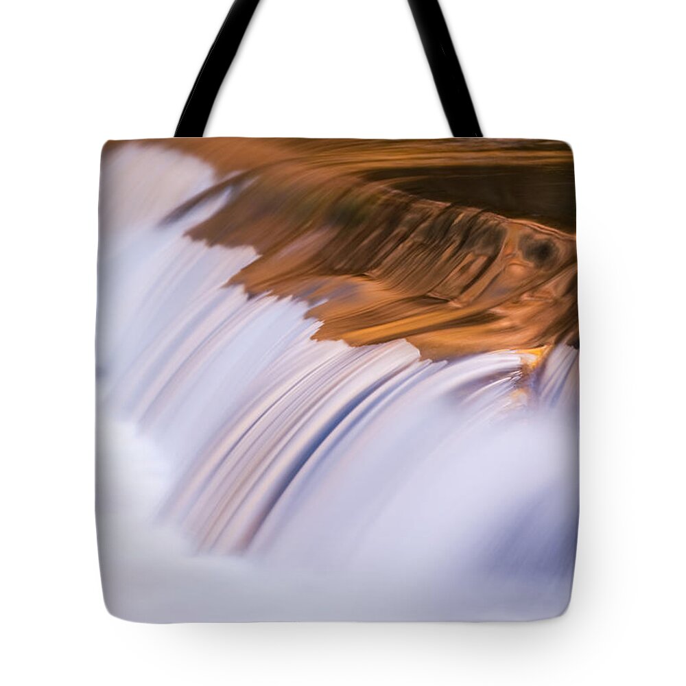 Smoky Mountains Tote Bag featuring the photograph Ribbons of Blue and Gold by Jeff Abrahamson