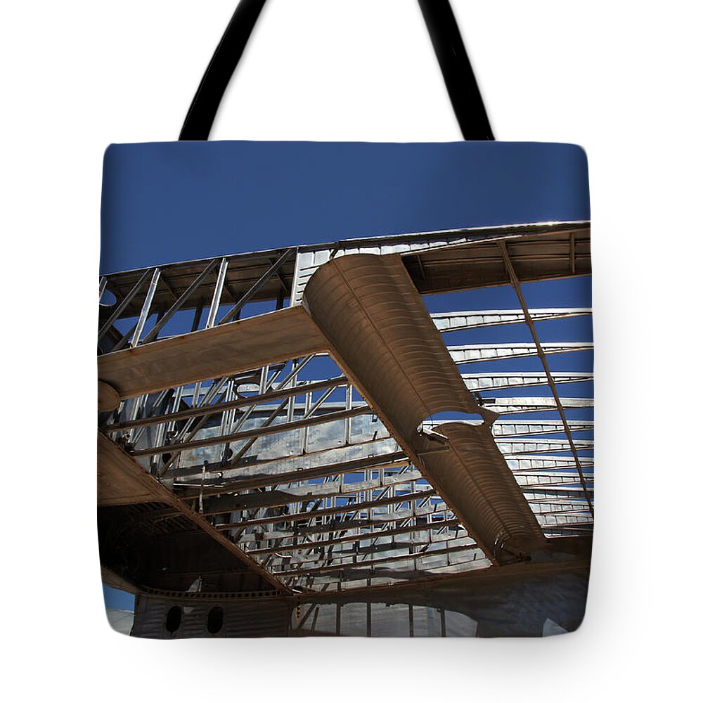 Plane Tote Bag featuring the photograph Ribs #69 by Raymond Magnani