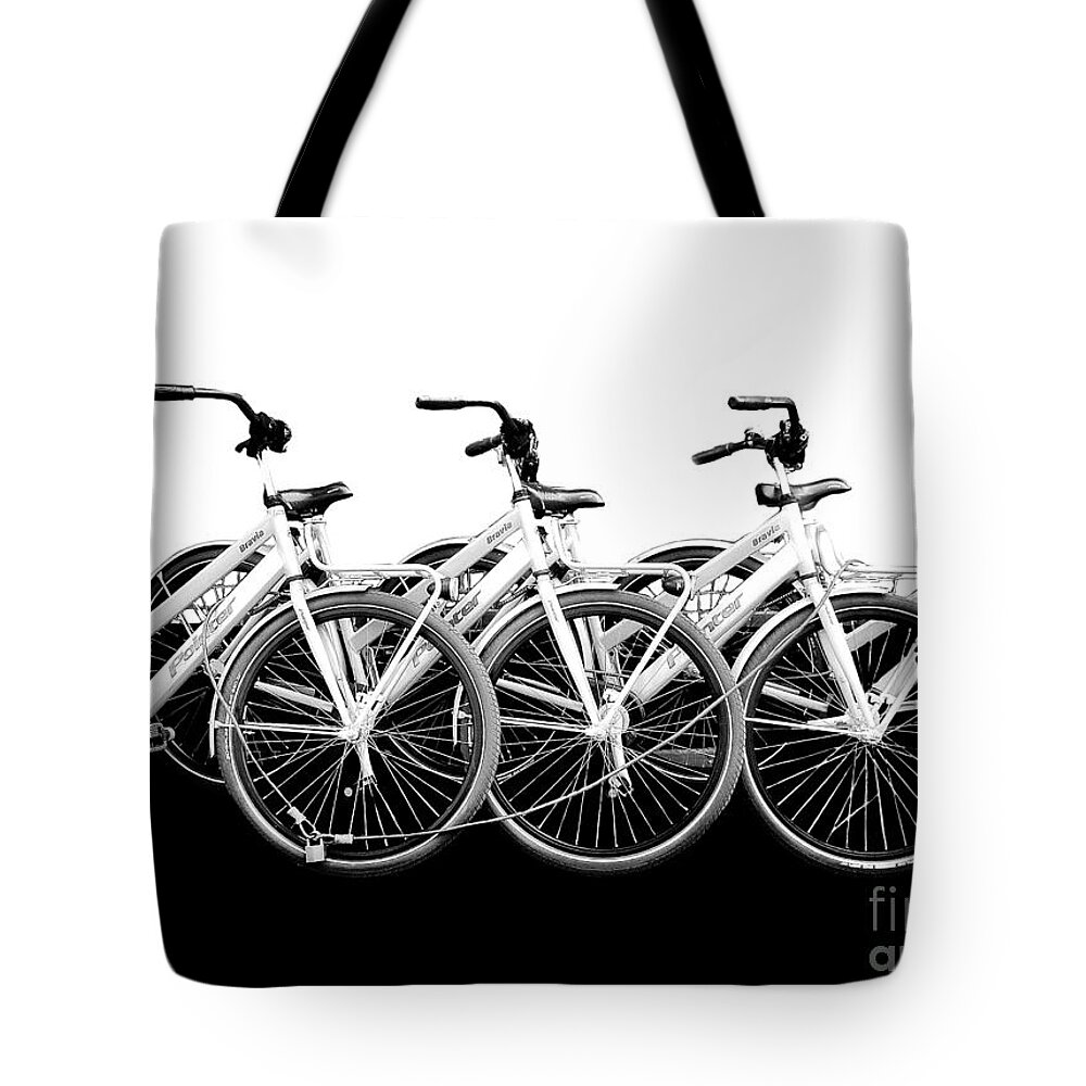 Black Tote Bag featuring the digital art Riders Wanted by Diana Rajala