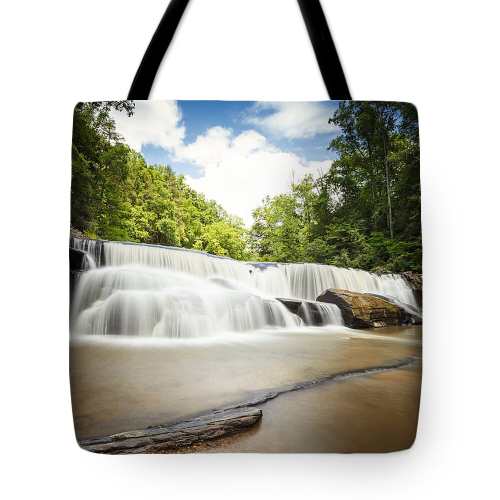 Water Tote Bag featuring the photograph Riley Moore Falls by Sean Allen
