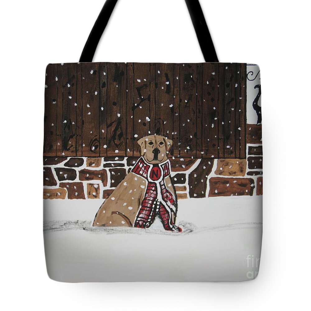 Tote Bag featuring the painting Ring The Dinner Bell by Jeffrey Koss