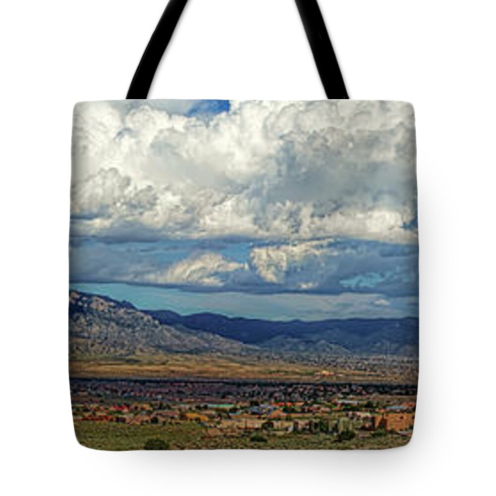 Mountain Tote Bag featuring the photograph Rio Grande River Valley by Michael McKenney