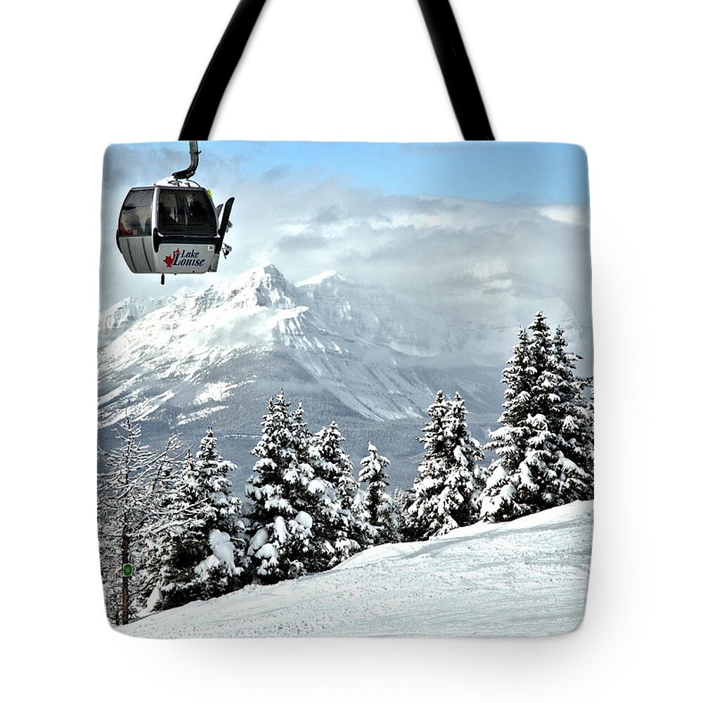 Rising Above The Canadian Rockies Tote Bag by Adam Jewell - Adam