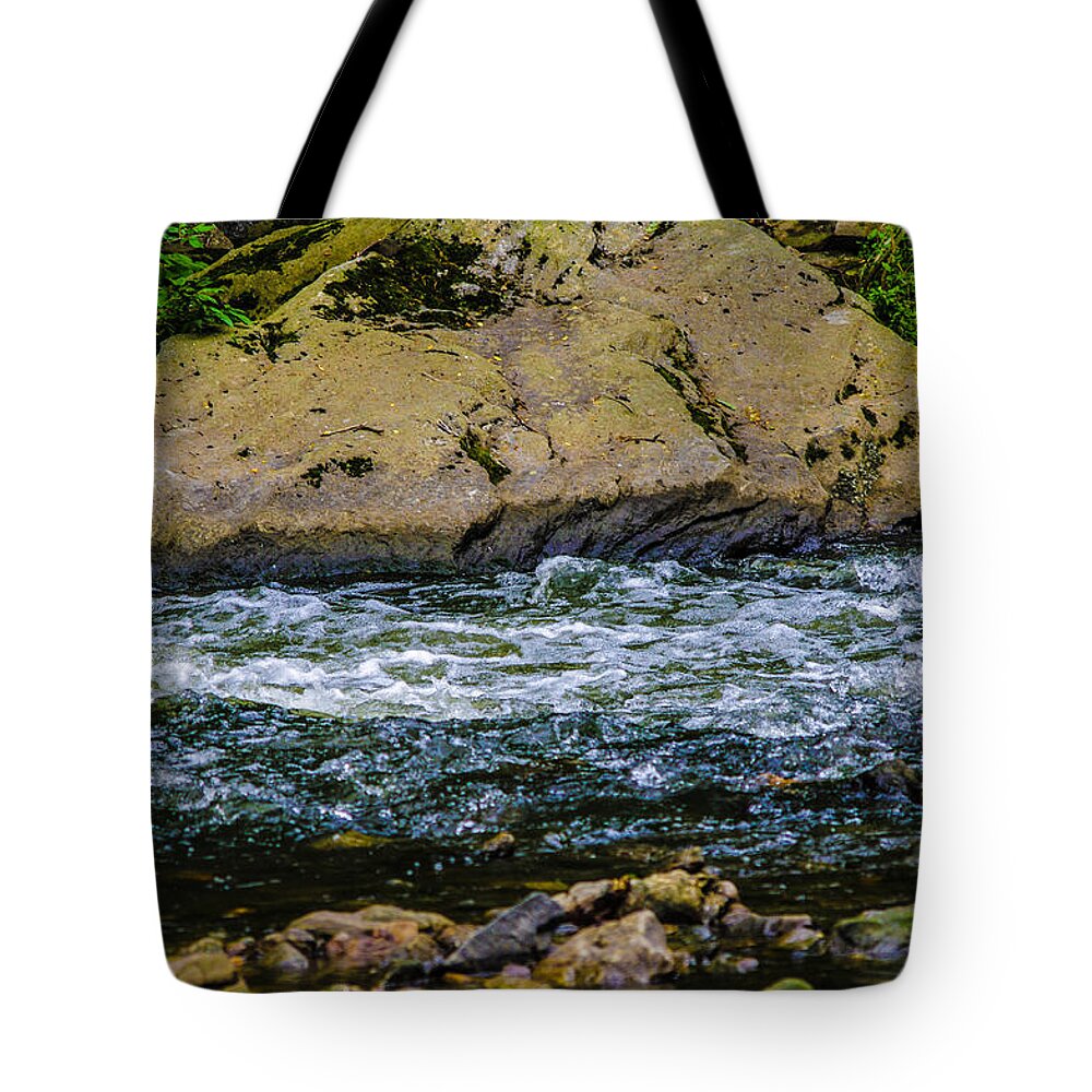 Nature Tote Bag featuring the photograph River by Gerald Kloss