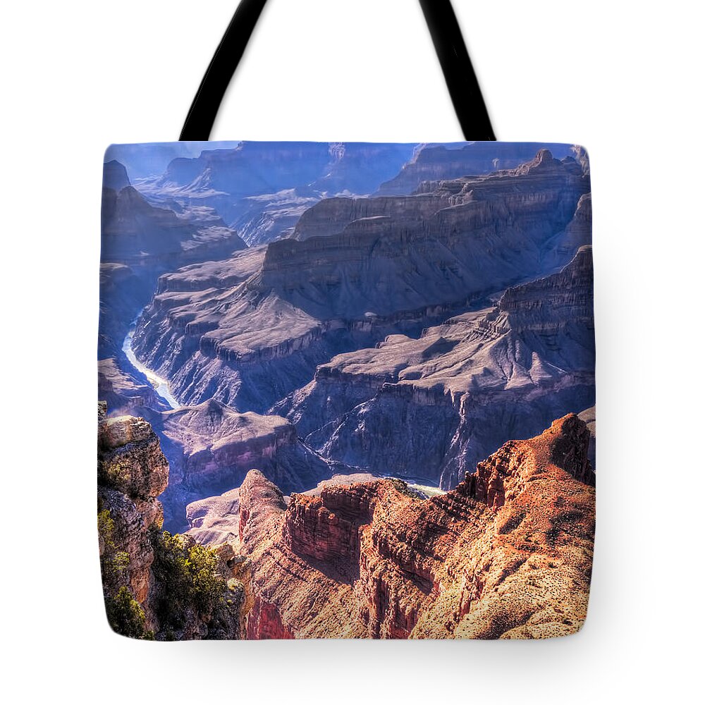 Arizona Tote Bag featuring the photograph River View by David Wagner