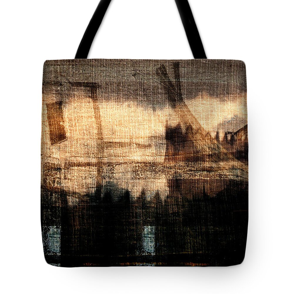 River Tote Bag featuring the photograph River Walk Shadows by Carol Leigh
