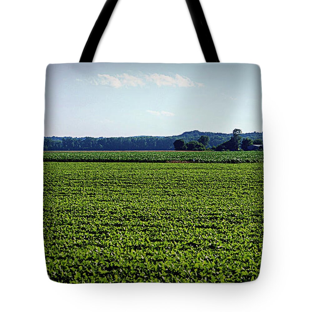 Missouri Tote Bag featuring the photograph Riverbottom Farms by Cricket Hackmann