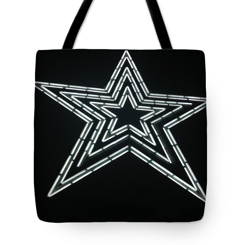 Roanoake Tote Bag featuring the photograph Roanoke Star by Will Felix