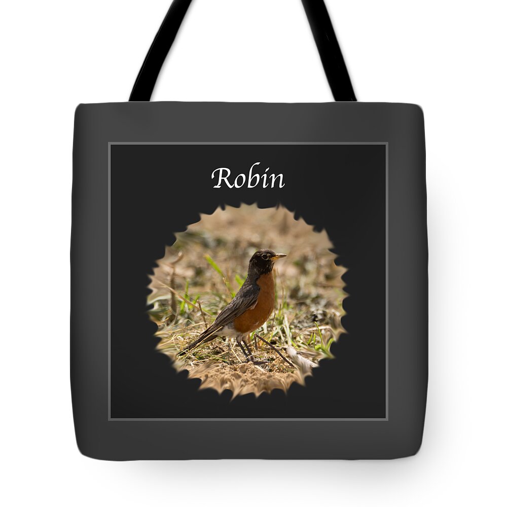 Robin Tote Bag featuring the photograph Robin by Holden The Moment