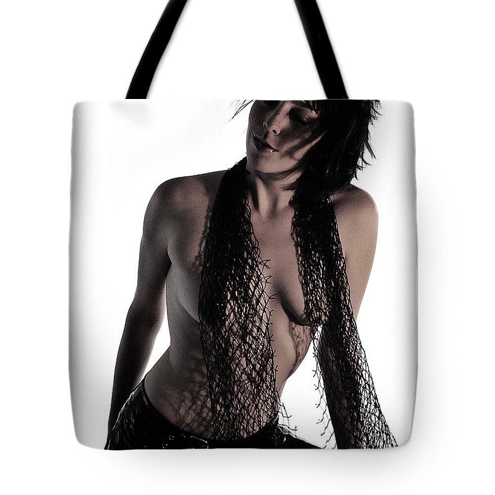 Artistic Tote Bag featuring the photograph Rock Music by Robert WK Clark
