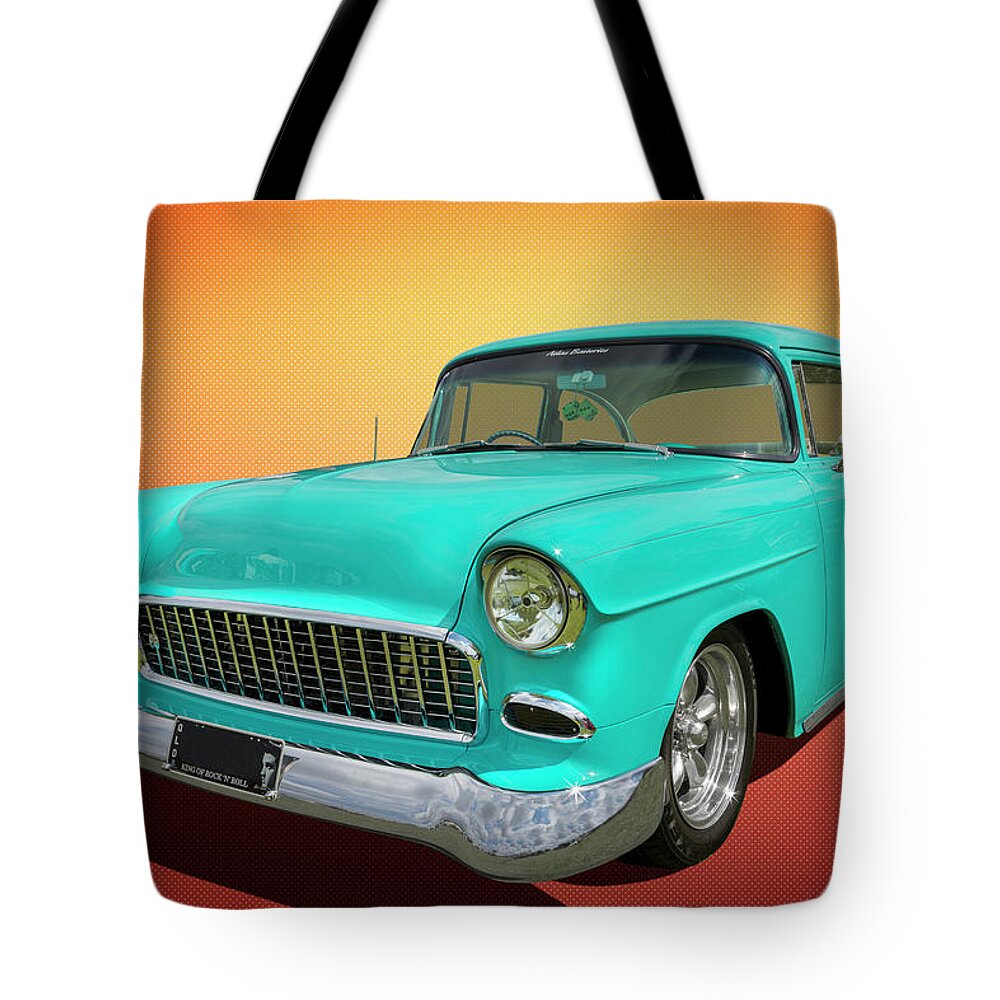 Car Tote Bag featuring the photograph Rock n Roll 55 by Keith Hawley