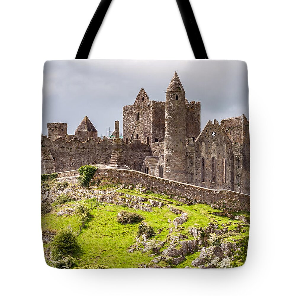 Ireland Tote Bag featuring the photograph Rock of Cashel by Pierre Leclerc Photography