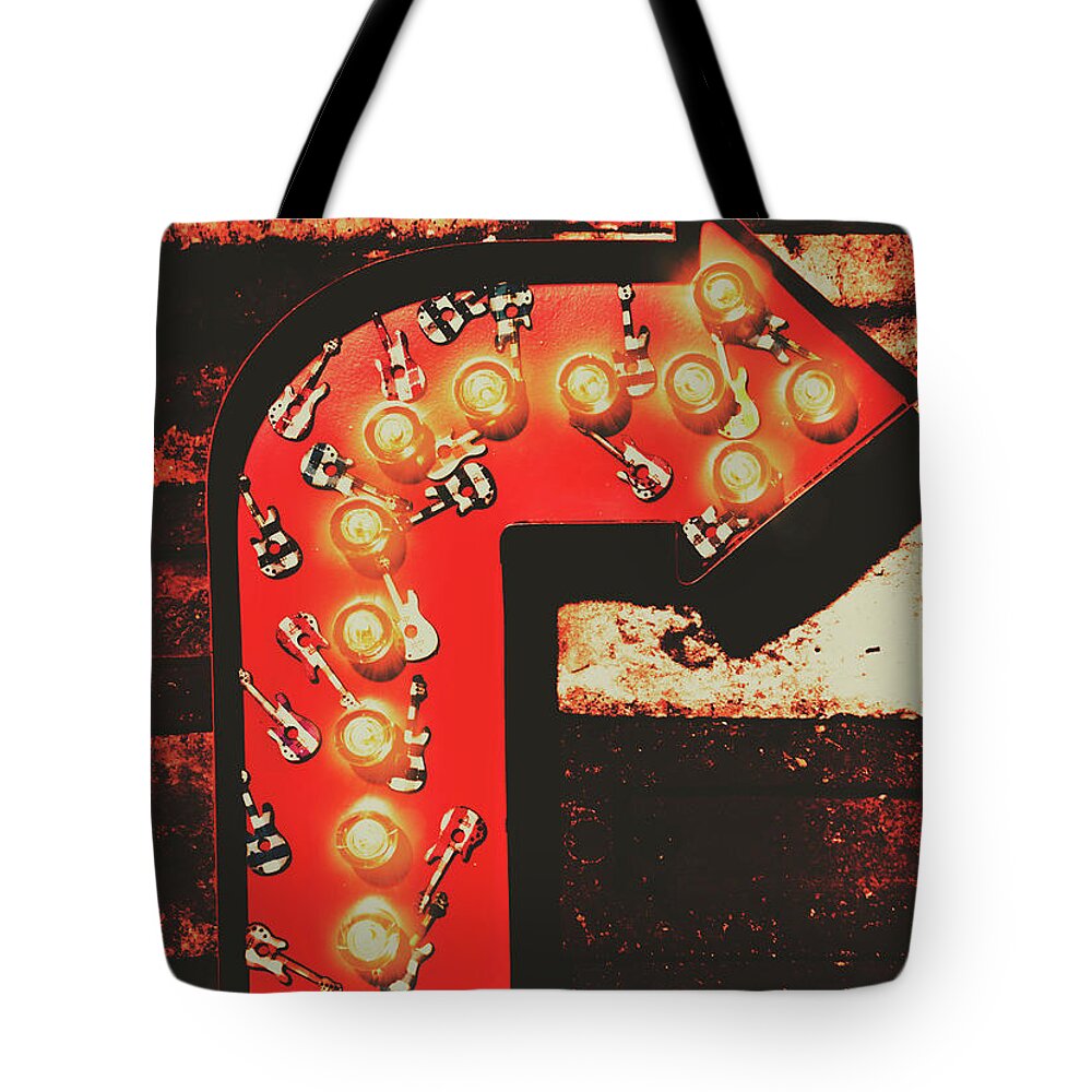 Live Tote Bag featuring the photograph Rock through this way by Jorgo Photography