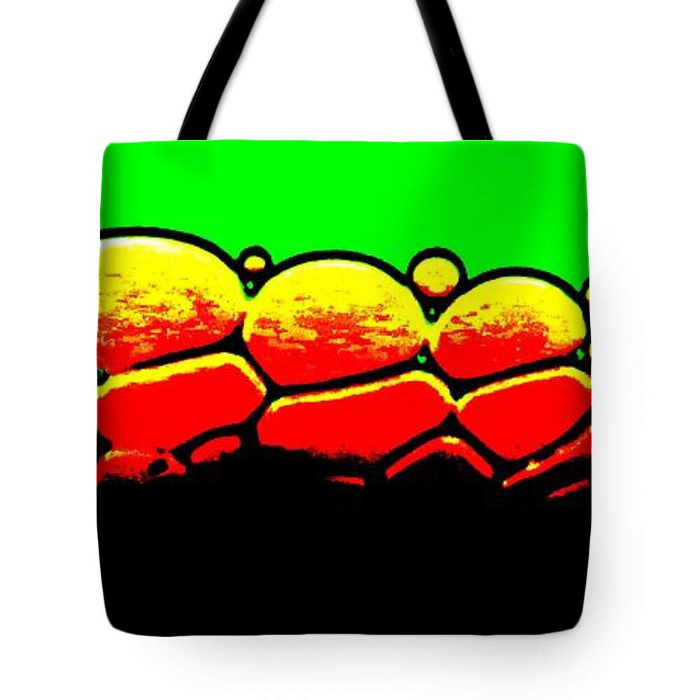 Rock Wall Tote Bag featuring the photograph Rock Wall by Tim Townsend