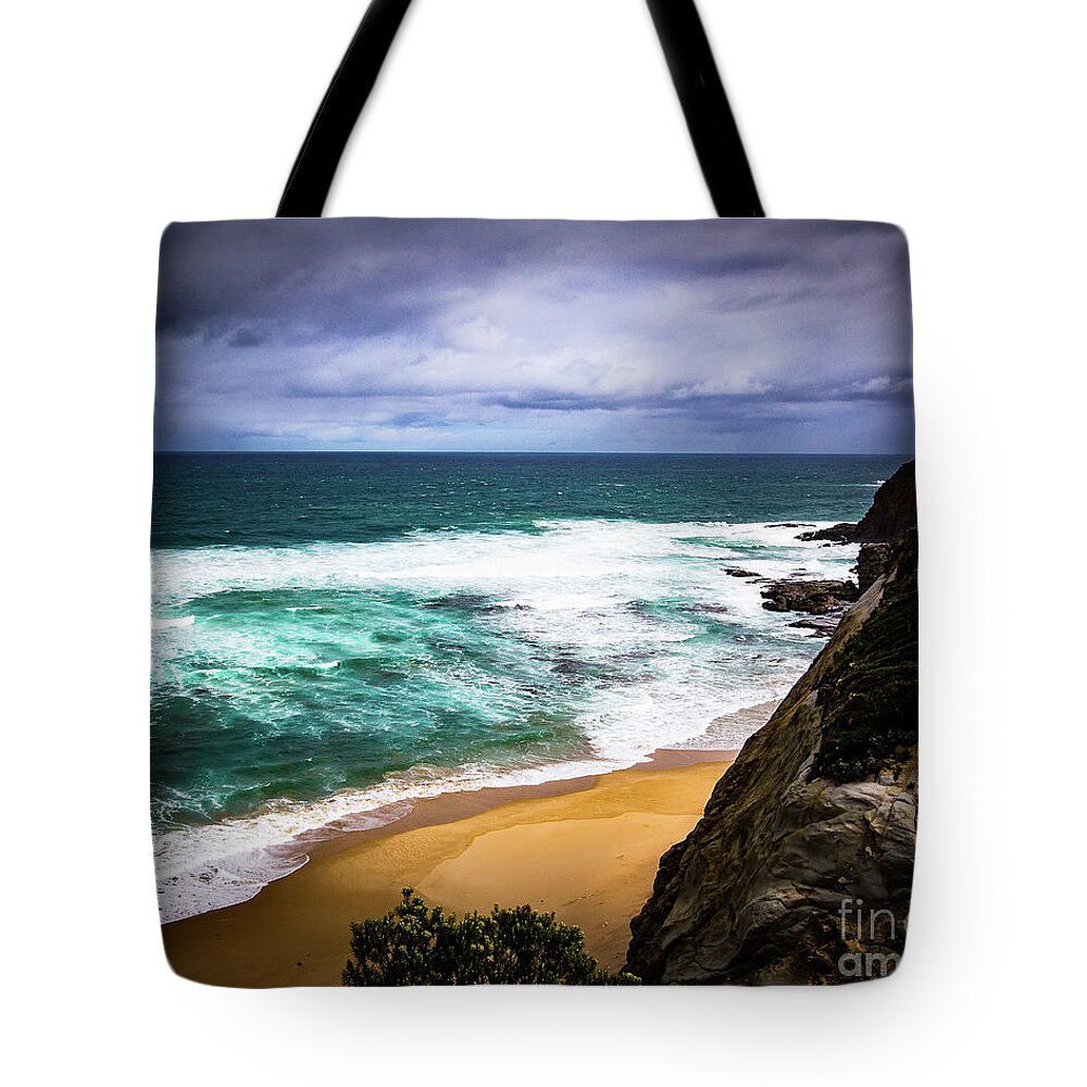 Coast Tote Bag featuring the photograph Rocky Coast by Perry Webster