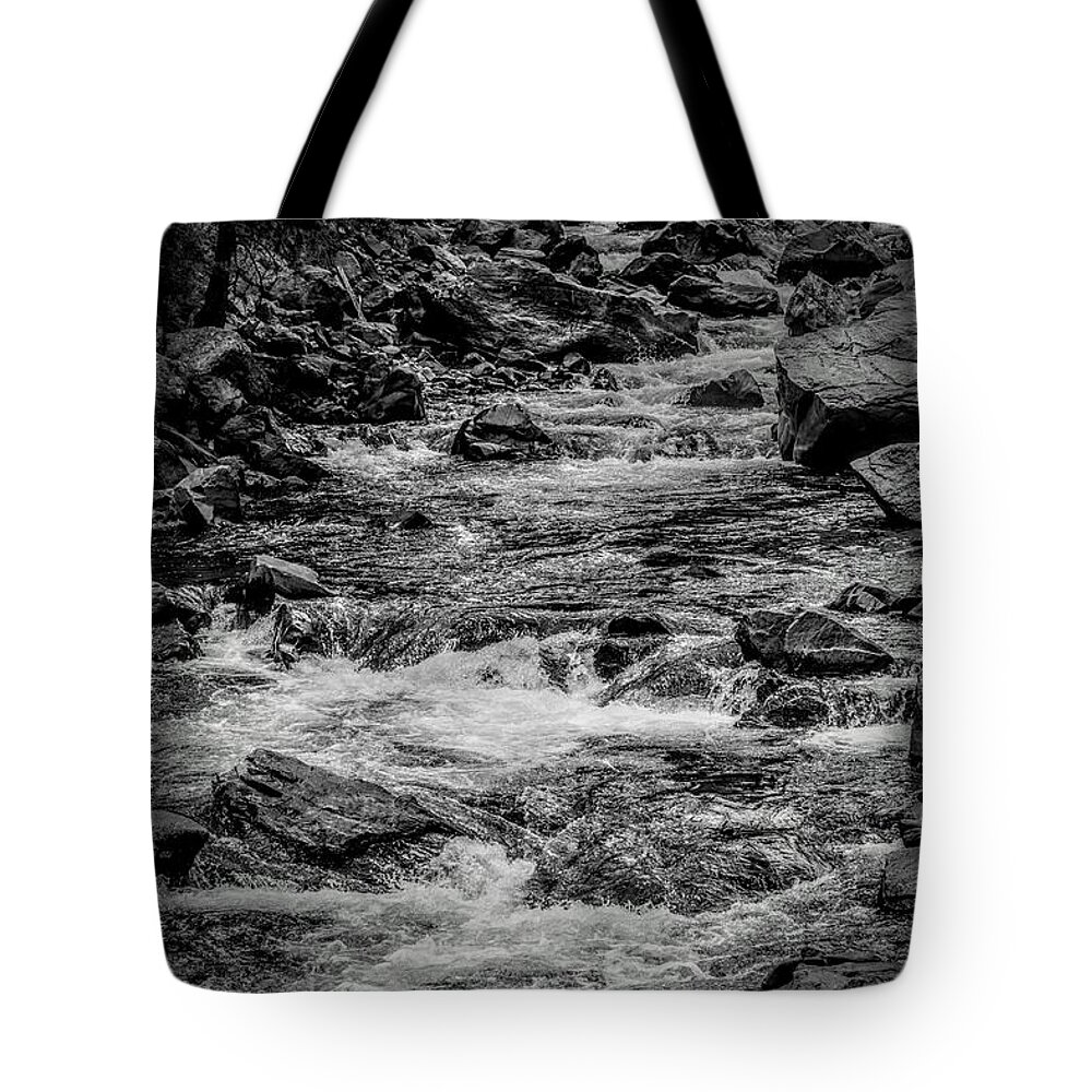 Rocks Tote Bag featuring the photograph Rocky by Michael Brungardt